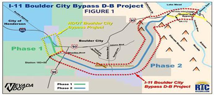 Interstate I 11 Boulder City Bypass Design Build Project Phase 2 4leafinc