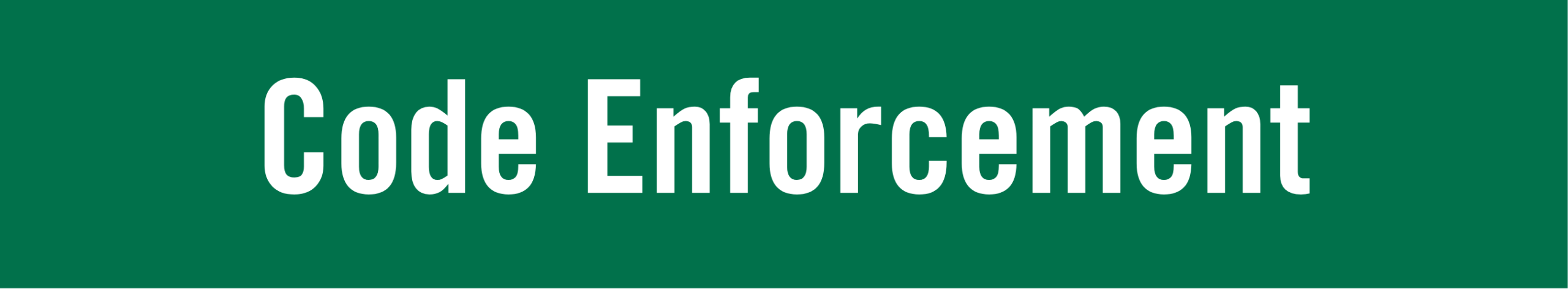 Code Enforcement Services